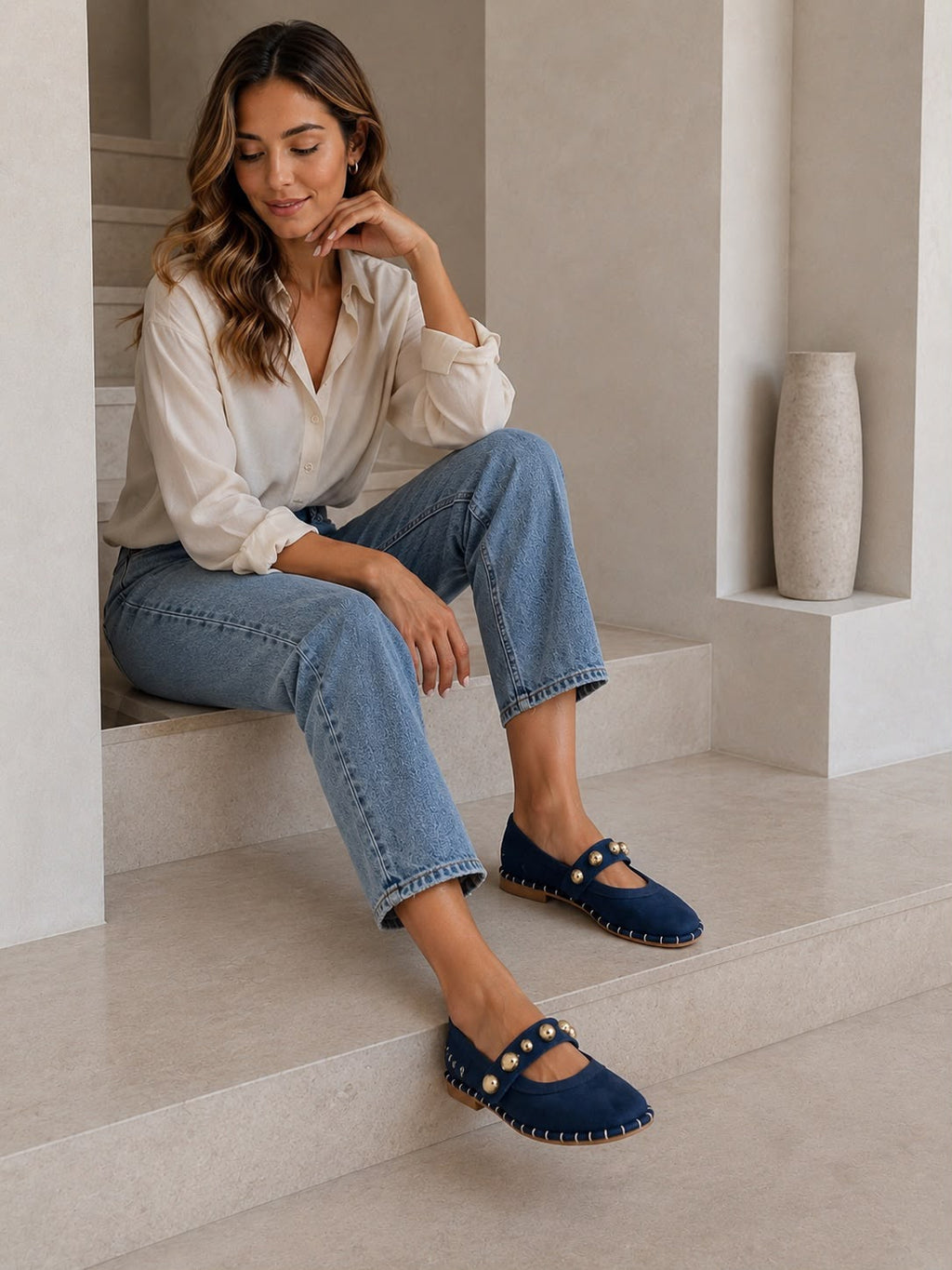 Luna en azul navy